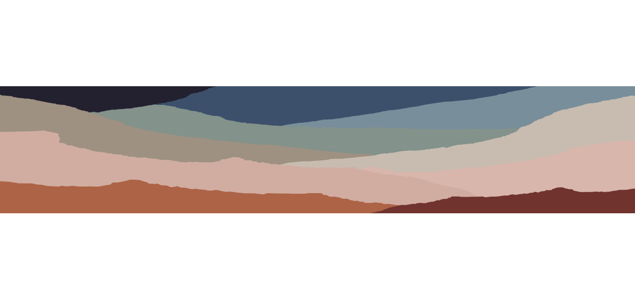 Panneau de bain : Collines Abstraites 3