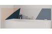 Panneau de bain : Diagonales et Couleurs 3