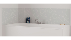 Panneau de bain : Diagonales
