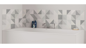 Panneau de bain : Jeux et Triangles Légers