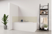 Panneau de bain : Blanc Crème RAL 9001 