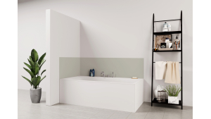 Panneau de bain : Blanc Papyrus RAL 9018 