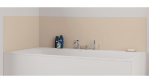 Panneau de bain : Blanc Perle RAL 1013 