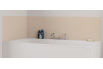 Panneau de bain : Blanc Perle RAL 1013 
