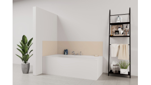 Panneau de bain : Blanc Perle RAL 1013 