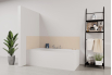 Panneau de bain : Blanc Perle RAL 1013 