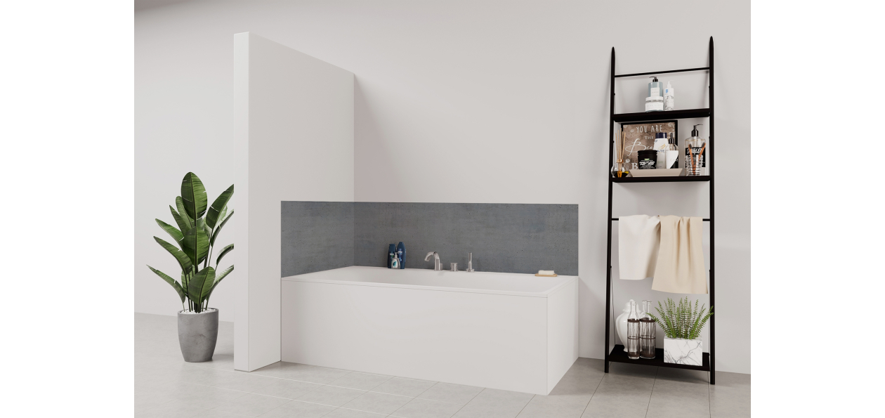 Panneau de bain : Béton Brut 2