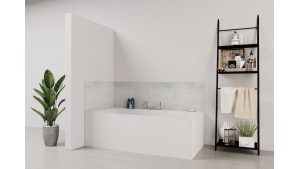 Panneau de bain : Béton Brut