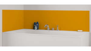 Panneau de bain : Jaune riche RAL 1003