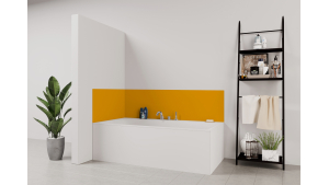 Panneau de bain : Jaune riche RAL 1003