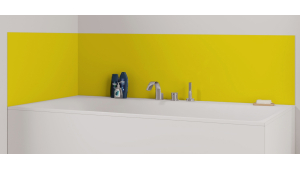 Panneau de bain : Jaune soufre RAL 1016