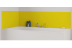 Panneau de bain : Jaune soufre RAL 1016