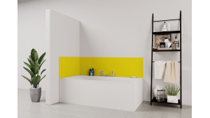 Panneau de bain : Jaune soufre RAL 1016