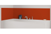 Panneau de bain : Orangé rouge RAL 2001