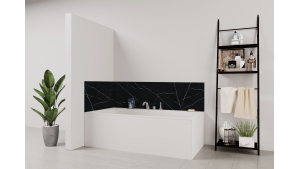 Panneau de bain : Marbre Noir 3