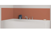 Panneau de bain : Rouge beige RAL 3012