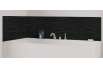 Panneau de bain : Mur Brique Ardoise Noir