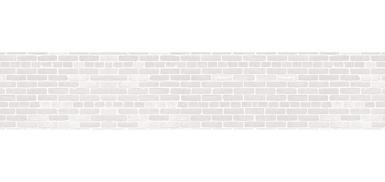 Panneau de bain : Mur Brique Blanche 2