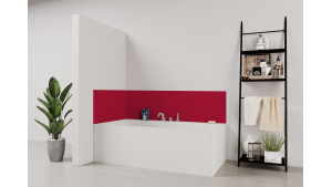Panneau de bain : Rouge oriental RAL 3031