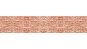 Panneau de bain : Mur Brique Rouge 2