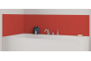 Panneau de bain : Rouge saumon RAL 2012