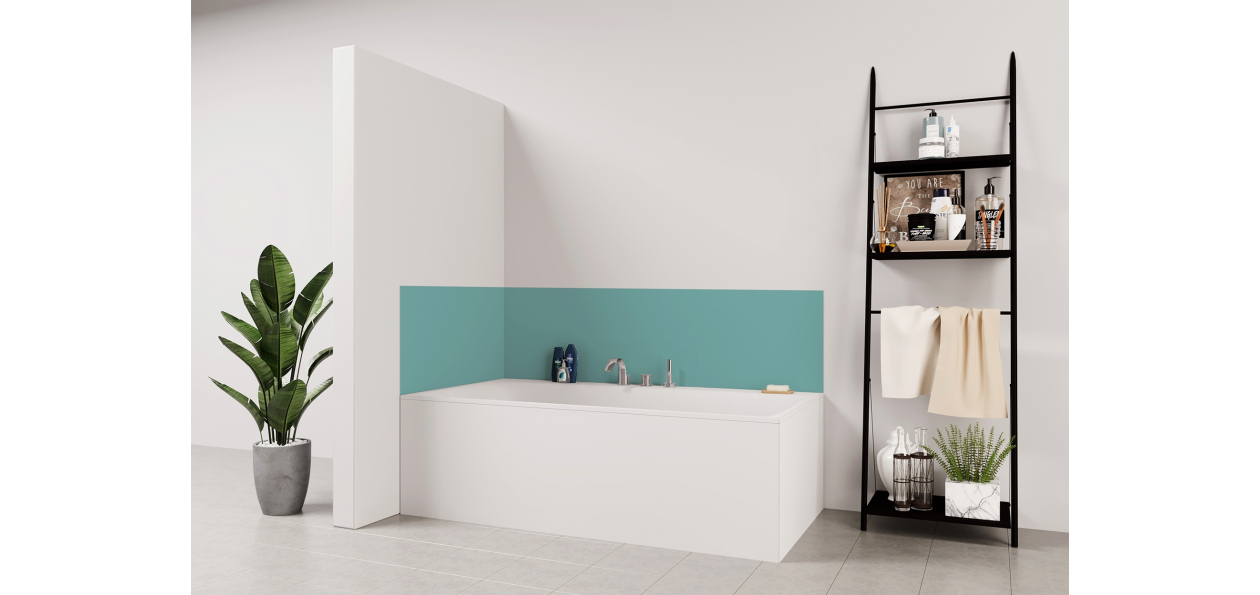 Panneau de bain : Vert pastel clair RAL 6027