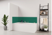 Panneau de bain : Vert Platine RAL 6000