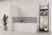 Panneau de bain : Mur Pierre