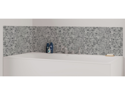 Panneau de bain : Mur Pierre