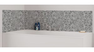 Panneau de bain : Mur Pierre