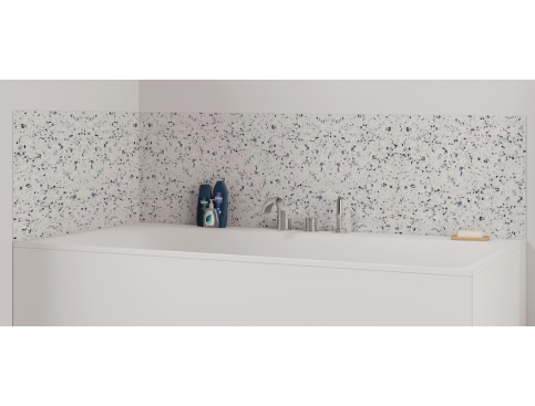 Panneau de bain : Terrazzo Bleu