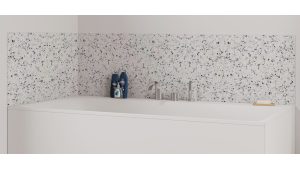 Panneau de bain : Terrazzo Bleu