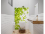 Panneau de WC : Vegetal verdoyant