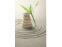 Panneau de WC : Sable zen végétal