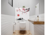 Panneau de WC : Estampe japonaise cerisier