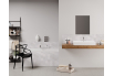 Panneau de bain : Carrelage Hexagone Gris Léger