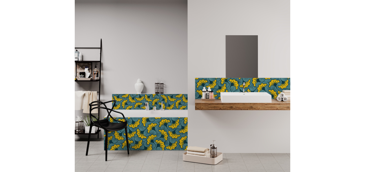 Panneau de bain : Wax 1