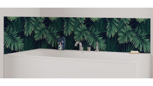 Panneau de bain : Dessin Végétation 3