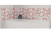 Panneau de bain : Losanges Rouges Fins