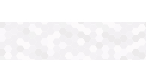 Tablier de bain : Carrelage hexagone gris léger