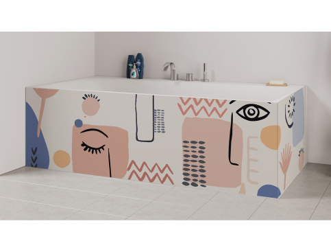 Tablier de bain : Dessin Papyrus