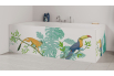Tablier de bain : Dessin végétation jungle