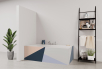 Tablier de bain : Diagonales et couleurs 3