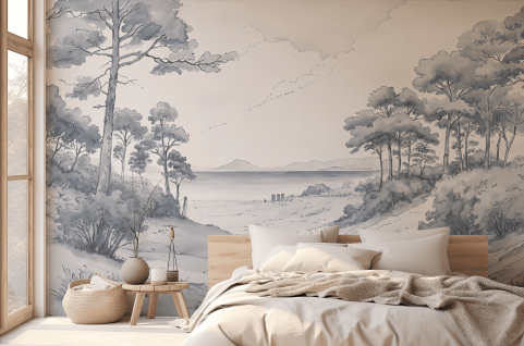 Papier peint : Plage Sud...