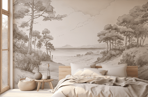 Papier peint : Plage Sud...