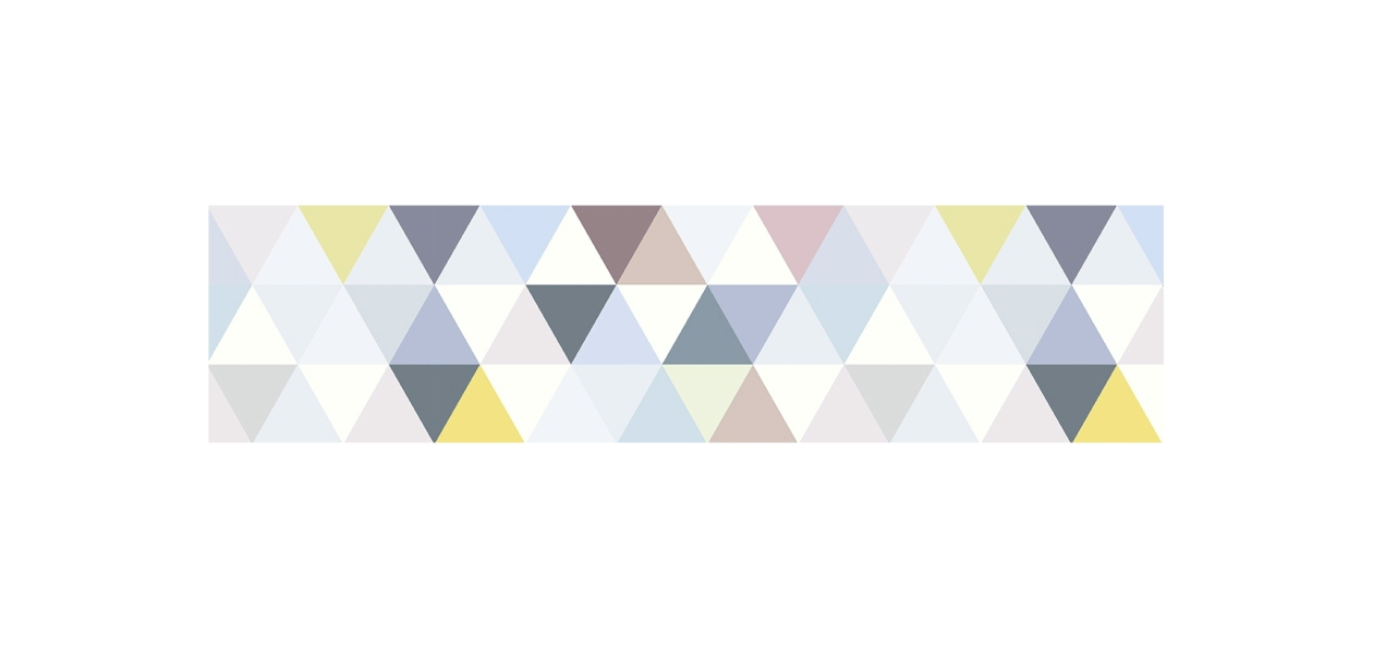 Tablier de bain : Jeux et triangles colorés pales