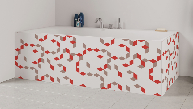 Tablier de bain : Losanges