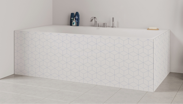 Tablier de bain : Losanges