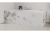 Tablier de bain : Losanges gris