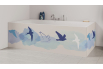Tablier de bain : Oiseaux et ciel
